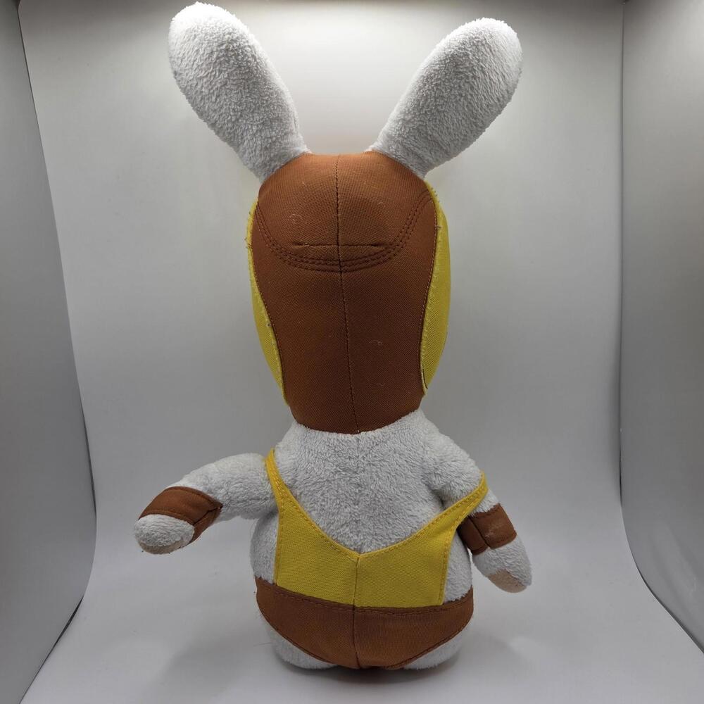 Rayman Raving Rabbids Super Hero Plush Loco Libre McFarlane Ubisoft 9" - Rare - Picture 4 of 6